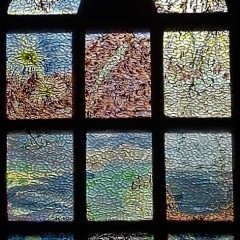 Stained Glass Front Door - Close-up